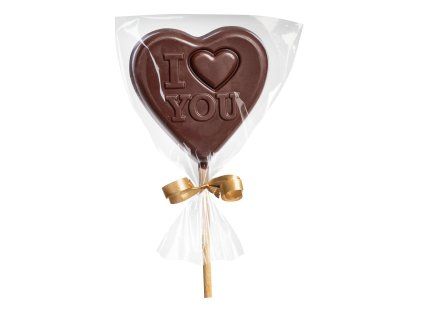 horke cokoladove lizatko srdicko bean to bar radost obdarovani i love you srdce cokolada cokoladovna janek