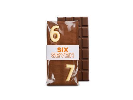 mlecna tabulka cokolady six seven 67 trend radost obdarovani poteseni coko cokoladovna janek