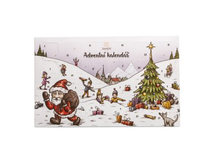 Detský čokoládový adventný kalendár