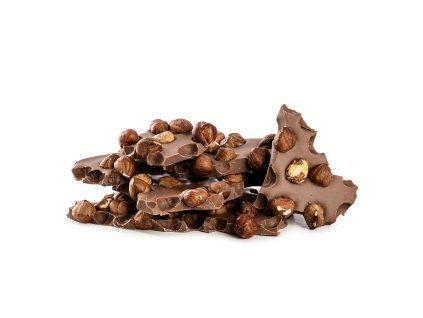 Lieskový orech - lámaná mliečna čokoláda 250g