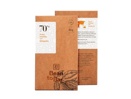 70% horká čokoláda Bean to bar - Madagaskar