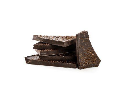 S kávou - lámaná horká čokoláda 250g